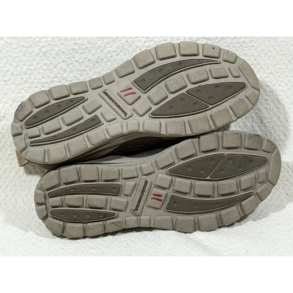 Skechers Relaxed Fit Loafers Mens 11 Brown Slip On Comfort Casual Travel‎